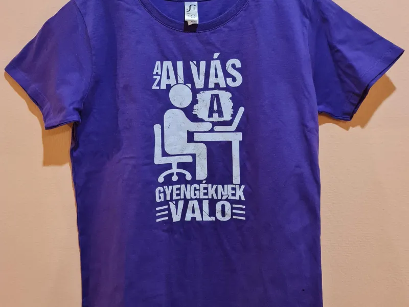 Póló nyomtatás (egy szín)